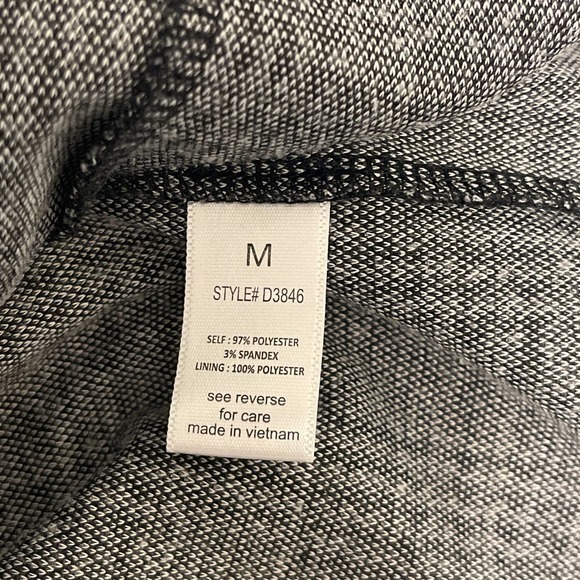 Active USA Black & White Plaid Shift Dress Adj Spaghetti Straps‎ Medium - Picture 4 of 5